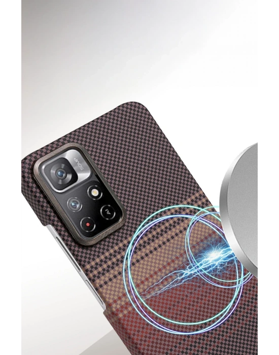 Newface Xiaomi Redmi Note 12 Pro 4G Vega Magsafe Kapak - Siyah