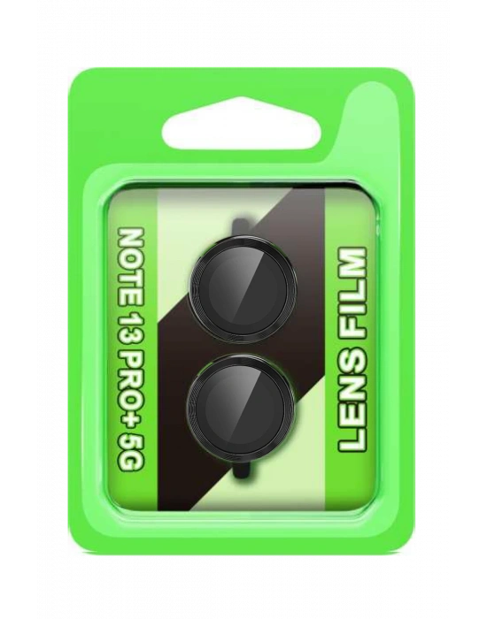 Newface Xiaomi Redmi Note 13 Pro Plus Raze Metal Kamera Lens - Siyah