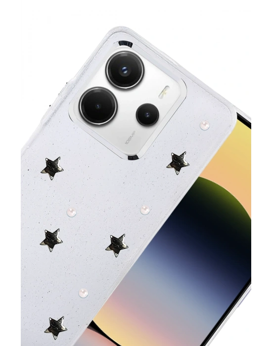 Newface Xiaomi Redmi Note 14 4G Fiyonk Desenli Kapak - Desen 7