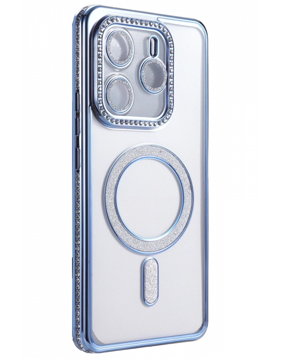 Newface Xiaomi Redmi Note 14 4G Joke Simli Magneticsafe Kılıf - Mavi