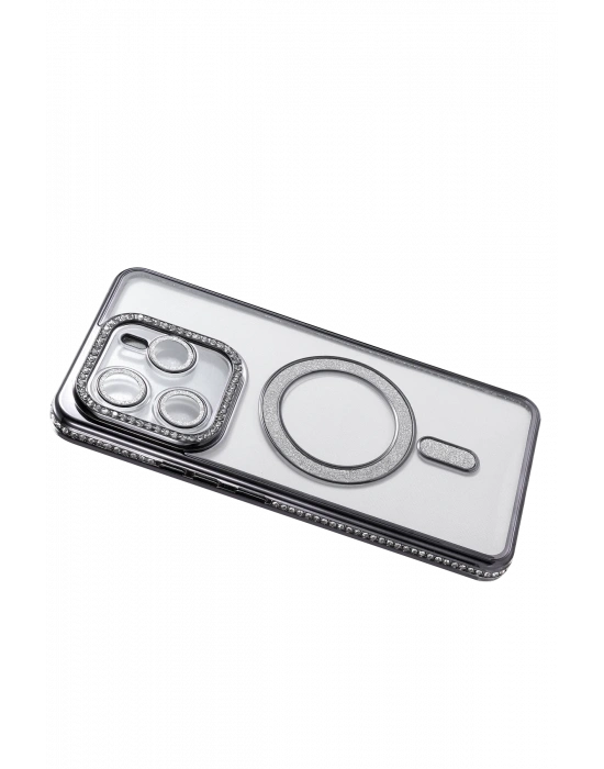 Newface Xiaomi Redmi Note 14 4G Joke Simli Magneticsafe Kılıf - Siyah