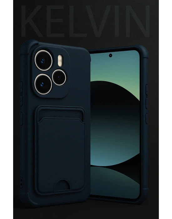 Newface Xiaomi Redmi Note 14 4G Kelvin Kartvizitli Silikon - Lila