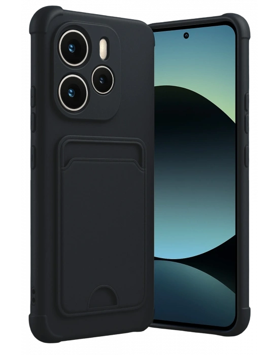 Newface Xiaomi Redmi Note 14 4G Kelvin Kartvizitli Silikon - Siyah