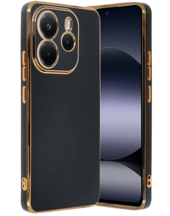 Newface Xiaomi Redmi Note 14 4G Kılıf Volet Silikon - Siyah