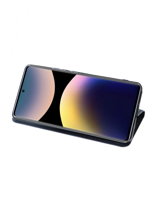 Newface Xiaomi Redmi Note 14 Pro 4G Kılıf Trend S Plus Kapaklı Kılıf - Taba