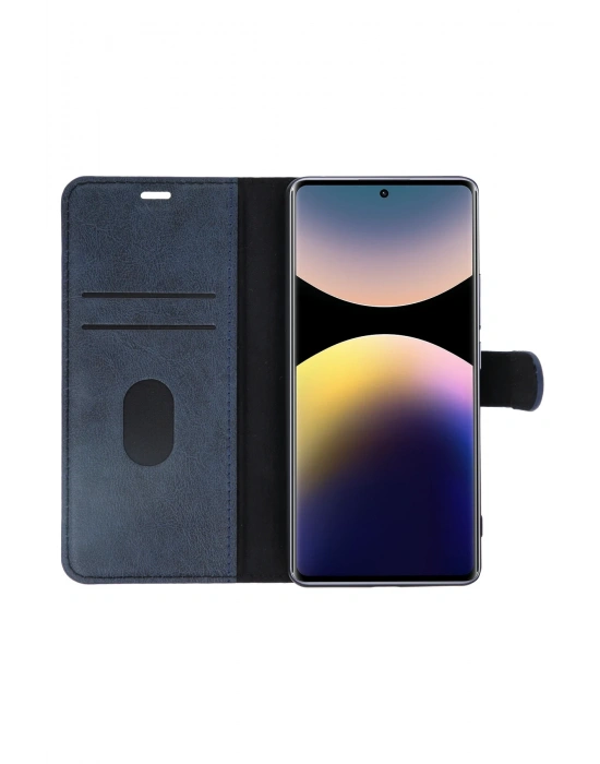 Newface Xiaomi Redmi Note 14 Pro 4G Kılıf Trend S Plus Kapaklı Kılıf - Taba