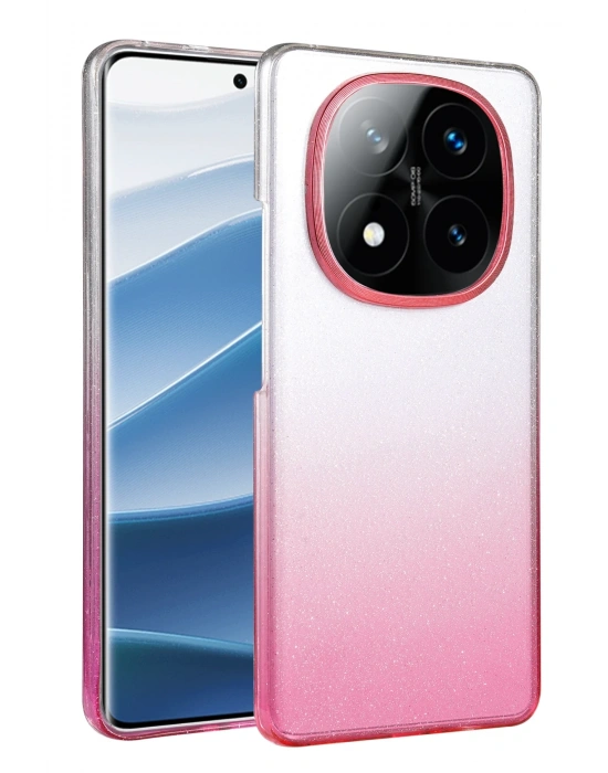 Newface Xiaomi Redmi Note 14 Pro 5G Glossy Kapak - Pembe