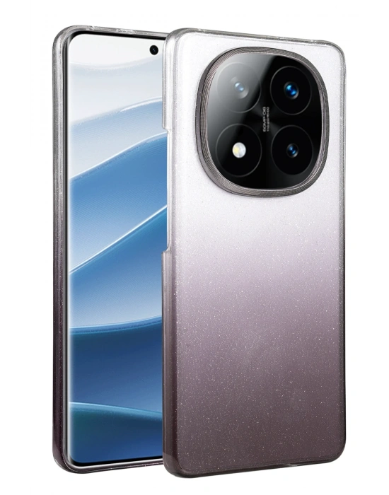 Newface Xiaomi Redmi Note 14 Pro 5G Glossy Kapak - Siyah