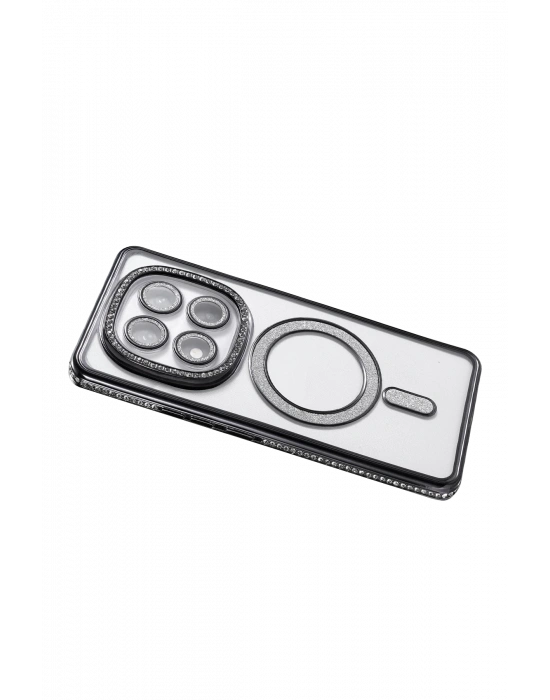 Newface Xiaomi Redmi Note 14 Pro 5G Joke Simli Magneticsafe Kılıf - Siyah