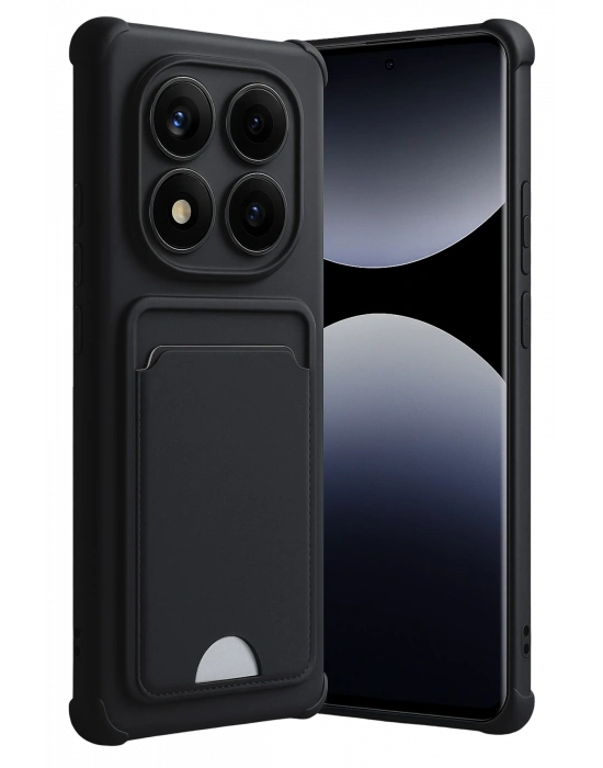 Newface Xiaomi Redmi Note 14 Pro 5G Kelvin Kartvizitli Silikon - Siyah