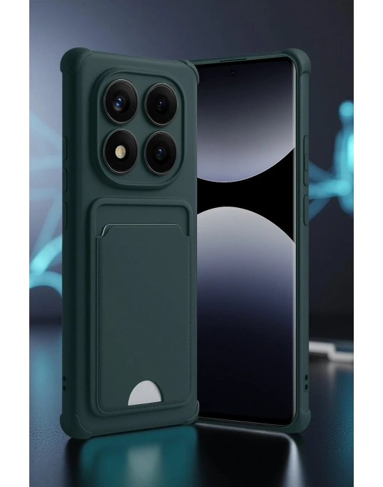 Newface Xiaomi Redmi Note 14 Pro 5G Kelvin Kartvizitli Silikon - Siyah