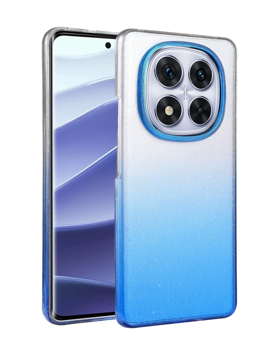 Newface Xiaomi Redmi Note 14 Pro Plus Glossy Kapak - Mavi