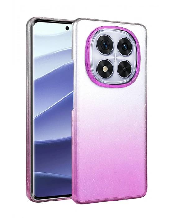 Newface Xiaomi Redmi Note 14 Pro Plus Glossy Kapak - Mor