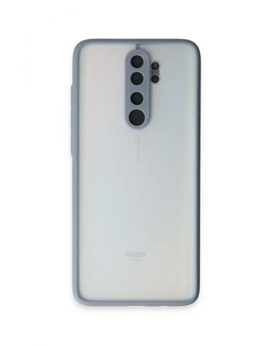 Newface Xiaomi Redmi Note 8 Pro Kılıf Montreal Silikon Kapak - Gri
