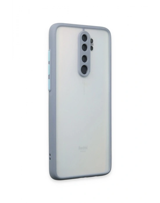 Newface Xiaomi Redmi Note 8 Pro Kılıf Montreal Silikon Kapak - Gri
