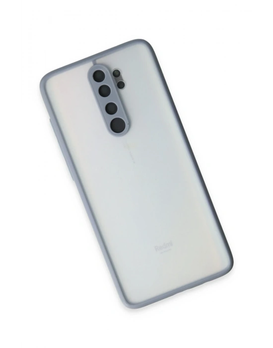 Newface Xiaomi Redmi Note 8 Pro Kılıf Montreal Silikon Kapak - Gri
