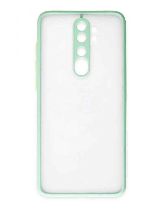 Newface Xiaomi Redmi Note 8 Pro Kılıf Montreal Silikon Kapak - Turkuaz