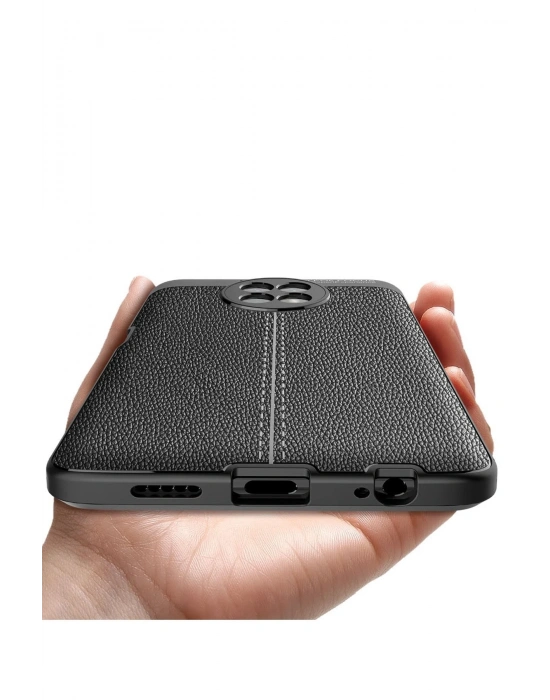 Newface Xiaomi Redmi Note 9 5G Kılıf Auto Focus Kapak - Siyah