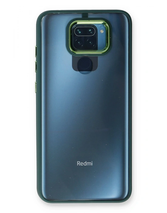 Newface Xiaomi Redmi Note 9 Kılıf Dora Kapak - Haki Yeşil