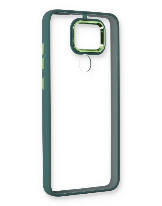 Newface Xiaomi Redmi Note 9 Kılıf Dora Kapak - Haki Yeşil