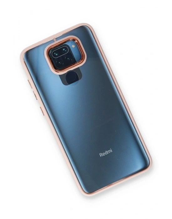 Newface Xiaomi Redmi Note 9 Kılıf Dora Kapak - Pudra