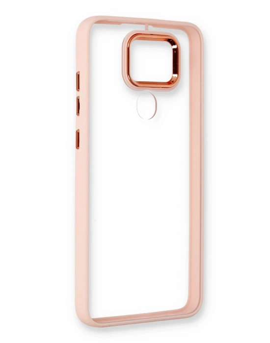 Newface Xiaomi Redmi Note 9 Kılıf Dora Kapak - Pudra