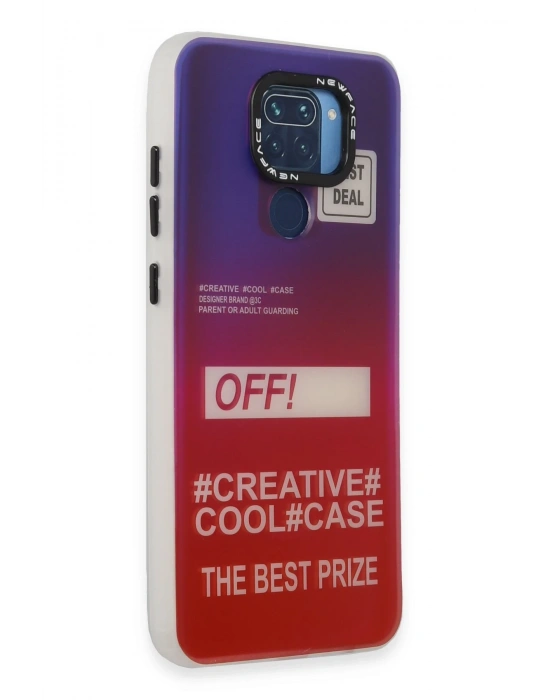 Newface Xiaomi Redmi Note 9 Kılıf Estoril Desenli Kapak - Estoril - 9