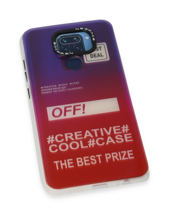 Newface Xiaomi Redmi Note 9 Kılıf Estoril Desenli Kapak - Estoril - 9