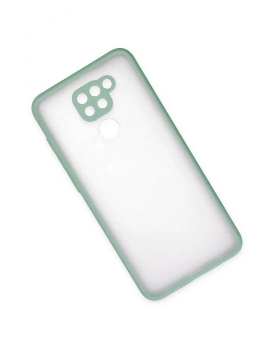 Newface Xiaomi Redmi Note 9 Kılıf Montreal Silikon Kapak - Turkuaz