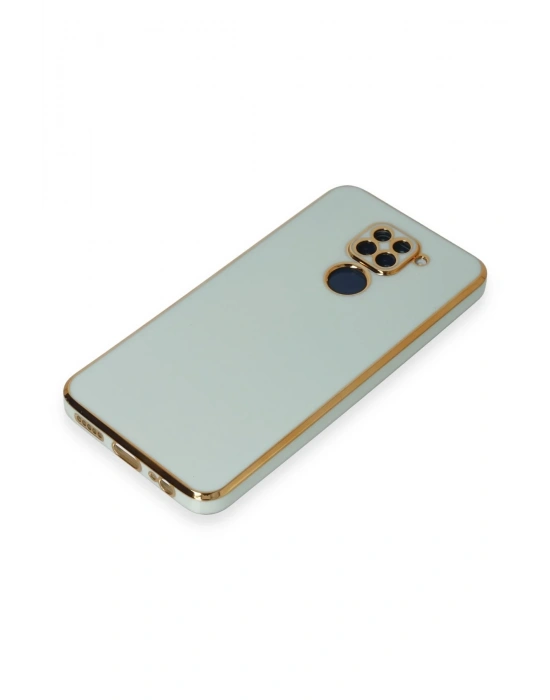 Newface Xiaomi Redmi Note 9 Kılıf Volet Silikon - Açık Yeşil