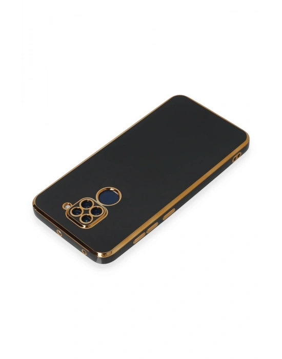 Newface Xiaomi Redmi Note 9 Kılıf Volet Silikon - Siyah