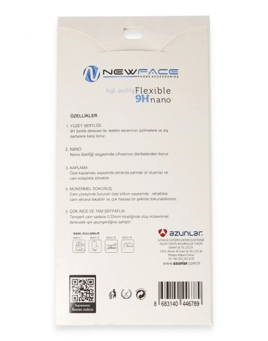 Newface Xiaomi Redmi Note 9 Pro 6D Antistatik Mat Seramik Hayalet Nano Ekran Koruyucu