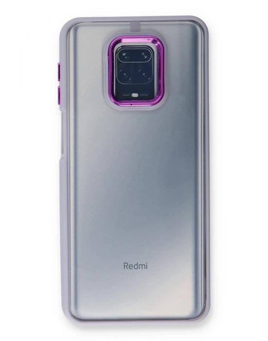 Newface Xiaomi Redmi Note 9 Pro Kılıf Dora Kapak - Lila