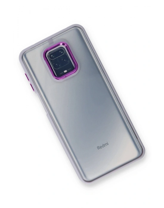 Newface Xiaomi Redmi Note 9 Pro Kılıf Dora Kapak - Lila