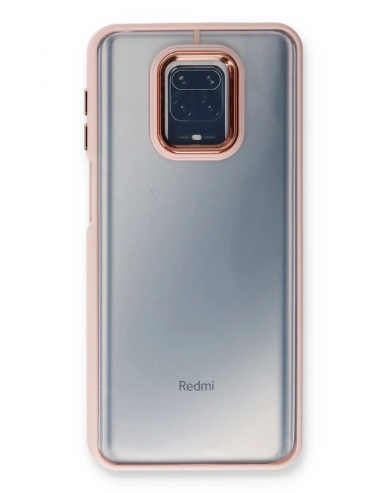 Newface Xiaomi Redmi Note 9 Pro Kılıf Dora Kapak - Pudra