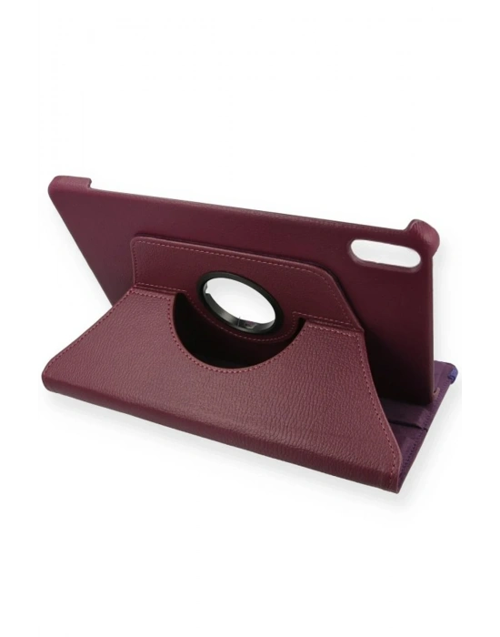 Newface Xiaomi Redmi Pad 2 Kılıf 360 Tablet Deri Kılıf - Mürdüm