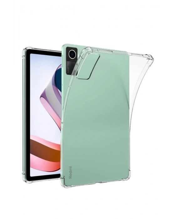 Newface Xiaomi Redmi Pad SE Kılıf Anti Shock Tablet Silikon - Şeffaf