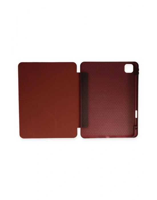 Newface Xiaomi Redmi Pad SE Kılıf Kalemlikli Mars Tablet Kılıfı - Mürdüm