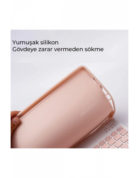 Newface Xiaomi Redmi Pad SE Kılıf KC01 Smart Klavyeli Tablet Kılıfı - Lila