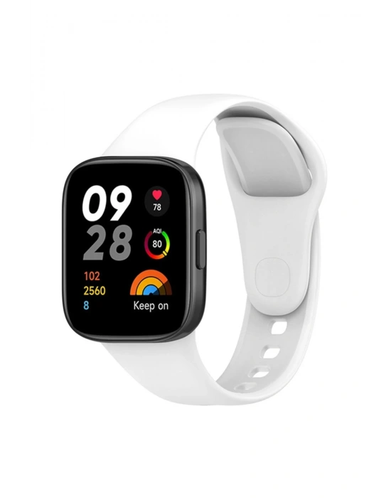 Newface Xiaomi Redmi Watch 3 Klasik Kordon - Beyaz