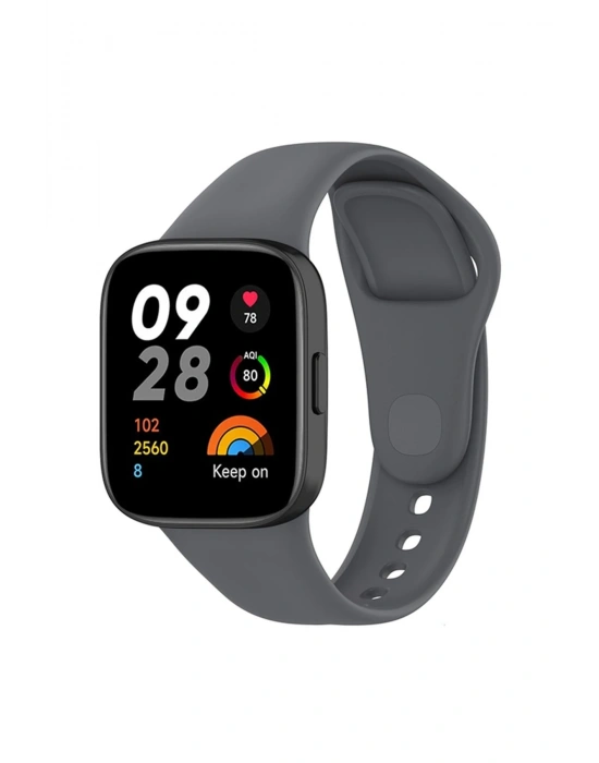 Newface Xiaomi Redmi Watch 3 Klasik Kordon - Füme