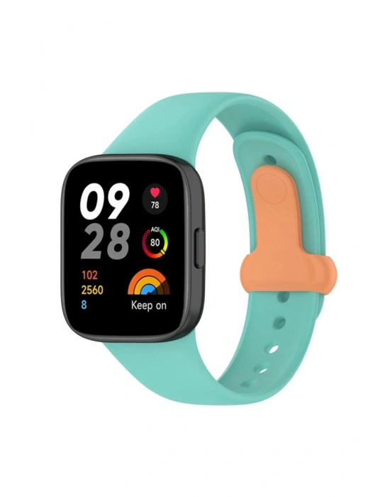 Newface Xiaomi Redmi Watch 3 Origin Silikon Kordon - Turkuaz