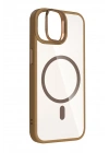 Joko Apple iPhone 11 Remim Lensli Magsafe Standlı Kapak - Kahverengi