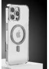 Joko Apple iPhone 16 Pro Max Tash Diamond Magsafe Kapak - Beyaz