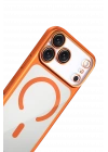 Joko Apple iPhone 17 Pro Max Chrome Magsafe Kapak - Turuncu