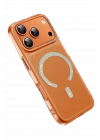 Joko Apple iPhone 17 Pro Tash Diamond Magsafe Kapak - Turuncu