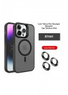 Joko iPhone 14 Pro Kılıf Flet Lens Magsafe Kapak - Siyah