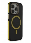 Joko iPhone 14 Pro Max Kılıf Rocky Magsafe Kapak - Siyah-Sarı