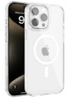 Joko iPhone 15 Pro Gleam PC Sert Magsafe Kılıf - Şeffaf