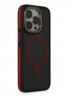 Joko iPhone 15 Pro Max Rocky Magsafe Kapak - Siyah-Kırmızı